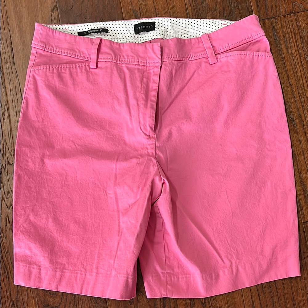 Talbots Pink Bermuda Shorts Classic Fit